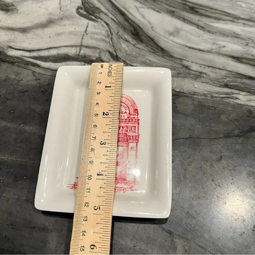 Vintage Zi Rosa Restaurant Trinket Dish Tip Tray Italy